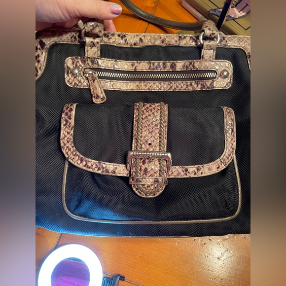 Brighton Handbags - Brighton Stylish Black and Tan Women's Bag